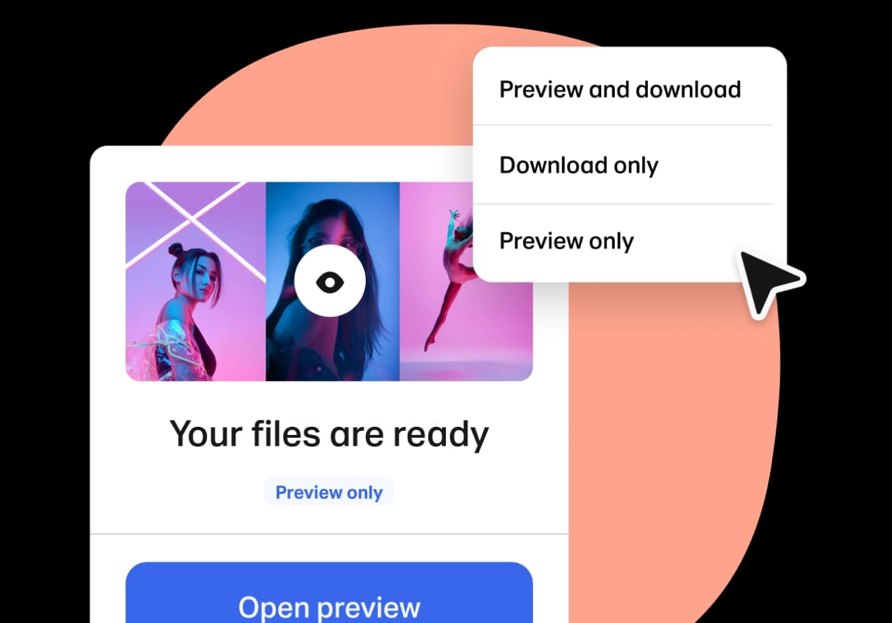 WeTransfer card